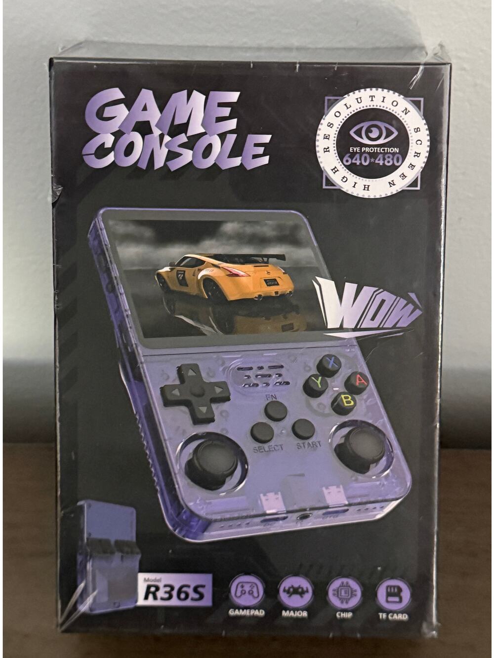 Fun Little Portable Handheld Video Game Console 3.5 Inch Screen Red NIB